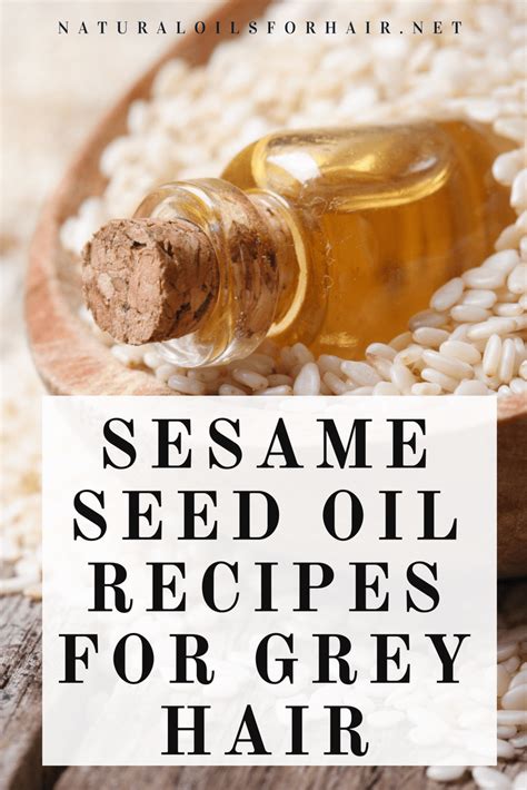 If we talk of what oils are used, we think of coconut oil or fenugreek oil and now sesame oil is back in trend. Sesame seed oil recipes to help combat grey hair and ...