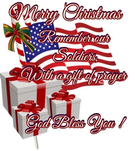 Remembering Our Troops Holiday Greetings Christmas Greetings