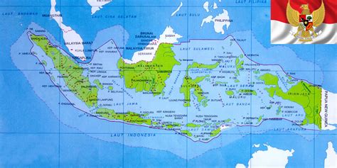 peta negara kesatuan republik indonesia