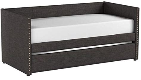 Homelegance 4969gy Dufort Tuxedo Daybed With Trundle Twin Gray