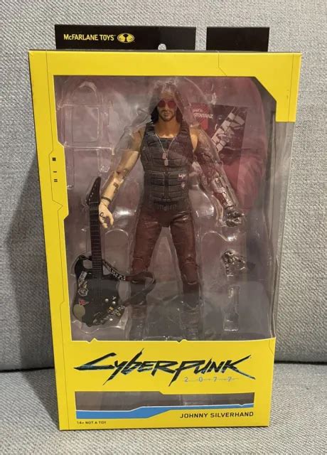 Rare Cyberpunk Johnny Silverhand Video Game Action Figure