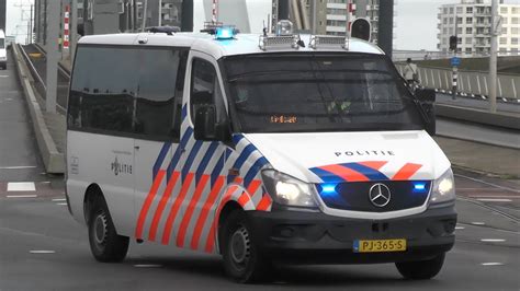 Dutch Riot Police Drivertraining With Lights And Sirens In Rotterdam 1228 Youtube