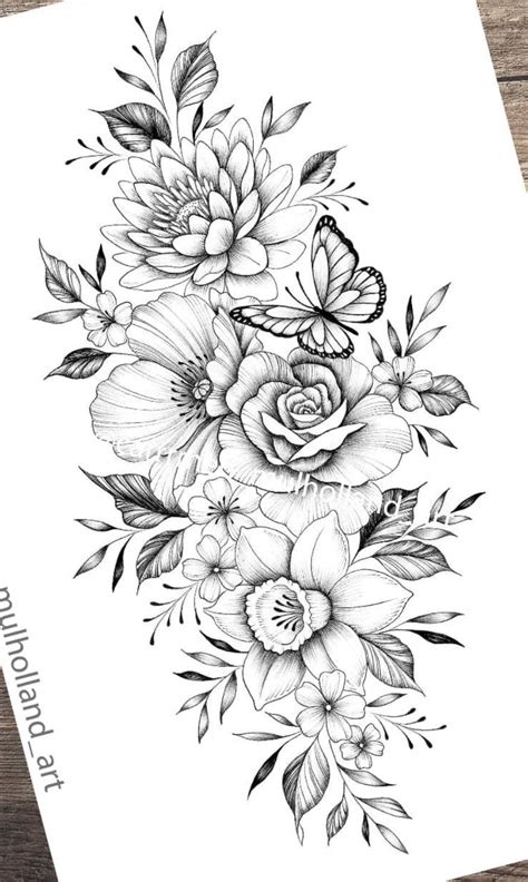 100 The Most Beautiful Flower Tattoos Artofit