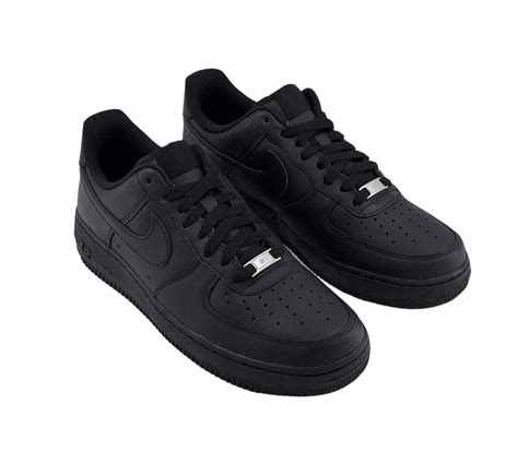 Nike Air Force 1 In Classic Black Ebay