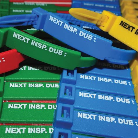 Tool inspection colors for the month / safety colors osha. Jtagz | Identification tags for all industries.