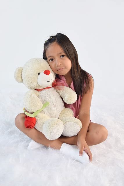 Little Girl Kid Teddy Free Photo On Pixabay Pixabay