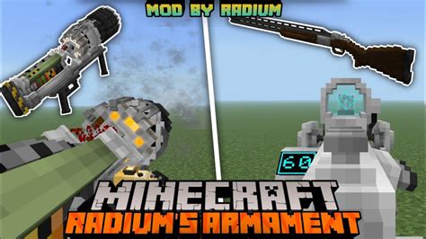 Minecraft Pe Gun Mod Radiums Armament Addon Minecraft Pe Addon
