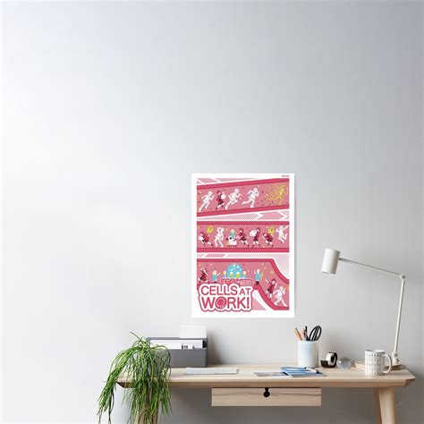 Cells At Work Poster For Sale By Snipsnipart Redbubble