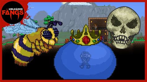 Terraria Master Mode Episode 6 Defeating Queen Bee King Slime And
