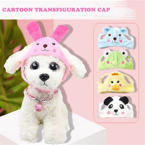 Animal Shape Dog Funny Cosplay Cotton Cute Dog Hat Puppy Cap Pets