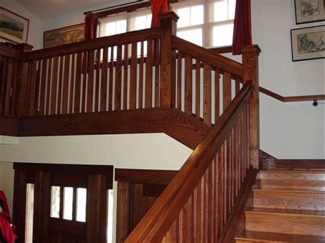 Bungalow porches are both wide and deep providing a natural transition from the outside to the interior of the home. Download page | Craftsman staircase, Craftsman house, Wood balusters