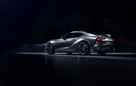 Wallpaper Background Coupe Toyota Side Dark Supra The Fifth