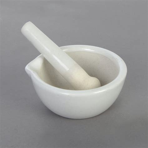 Porcelain Mortar With Pestle General Glassware Utest Material