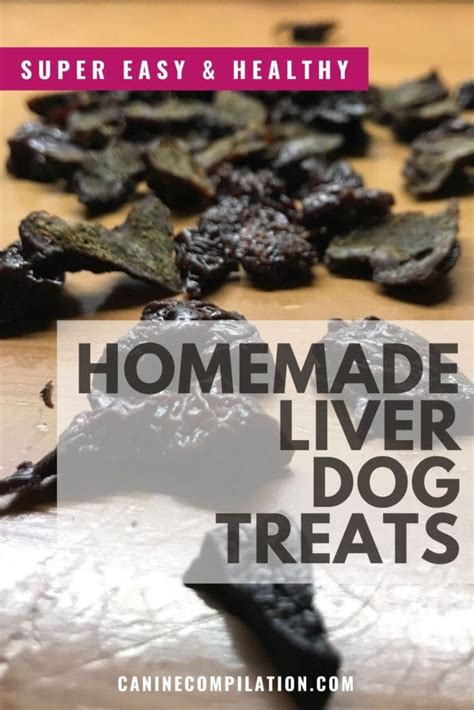 Homemade Dehydrated Liver Dog Treats Canine Compilation