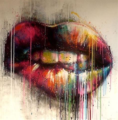 Inspiration Graffitti Painted Lips In 2020 Street Art Graffiti Street Art Graffiti Art
