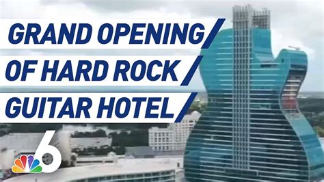 In many openings, the rooks don't participate until fairly deep into the middlegame. Hard Rock Guitar Hotel Grand Opening | NBC 6 - YouTube