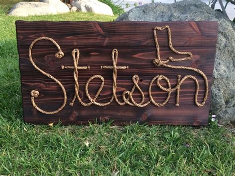 Items Similar To 37 Personalized Wood Sign Western Decor Baby Shower