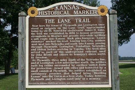 Kansas Historical Markers Kansas Historical Society