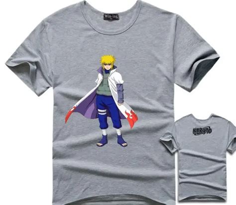 Buy Naruto Men T Shirt Yondaime Fourth Hokage T Shirts