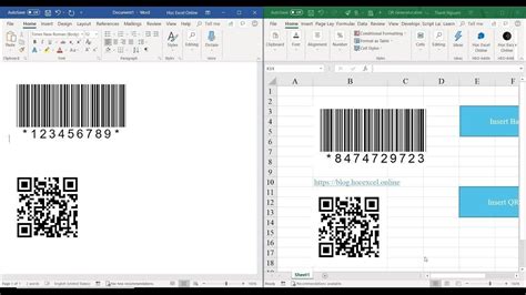 Qr Code In Excel 2016 - Cách tạo QR code hoặc Barcode ở trong Word, Excel 2013, 2016 - YouTube