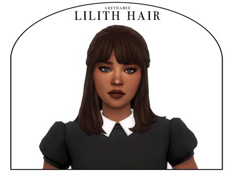 The Sims Resource Lilith Hair Patreon Erika Dress Eva Hair The