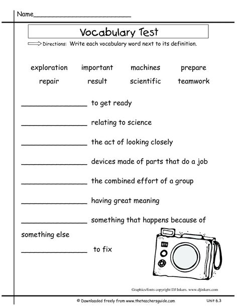 5th Grade Spelling Worksheet Printable