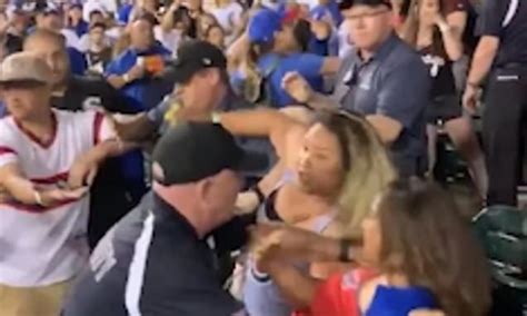 Basebrawl Shocking Moment Brutal Fight Erupts Among Female Baseball