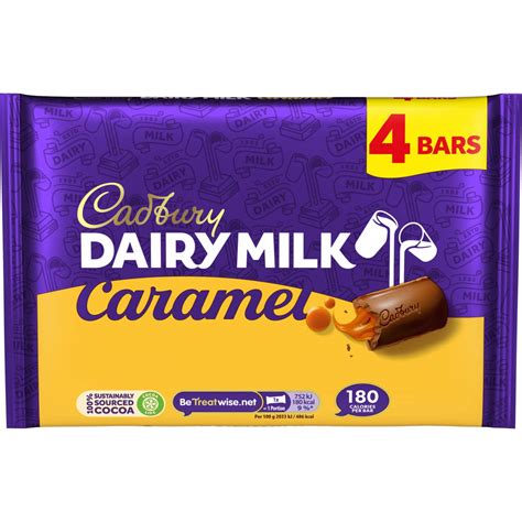 Original Cadbury Dairy Milk Caramel Chocolate Bar Pack