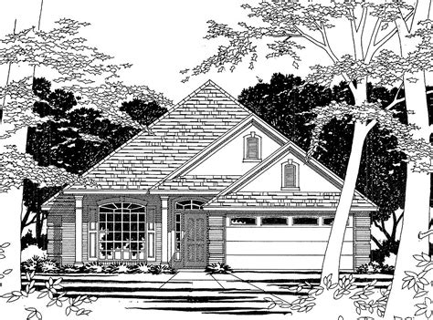 The abalina beach cottage offers a delightfully open floor plan tucked into an easy to build and efficient 1,289 square feet. Southern House Plan for a Narrow Lot - 31012D ...