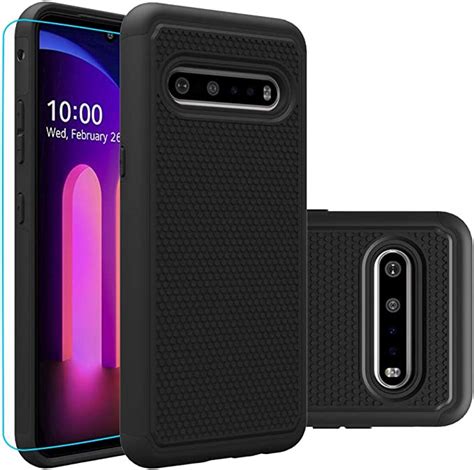 Lg V60 Thinq Case Lg V60 Case With Hd Screen Protector