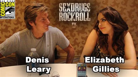Sexanddrugsandrockandroll Denis Leary And Elizabeth Gillies Interview Youtube