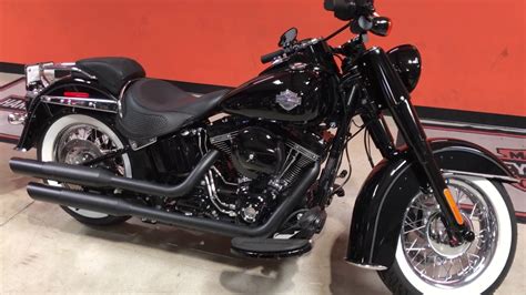 Harley Davidson Softail Slim S Custom In Black San Diego H D Youtube