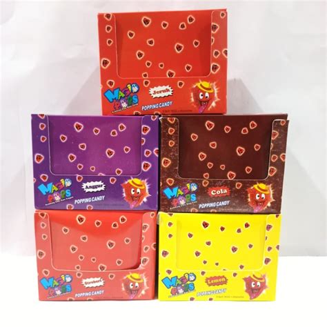 Jual Magic Pops Permen Pletak Pletok Box Magic Pops Popping Candy 40s