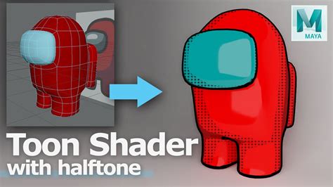 How To Make Toon Shader With Dotted Halftone By Using Aitoon In Arnold