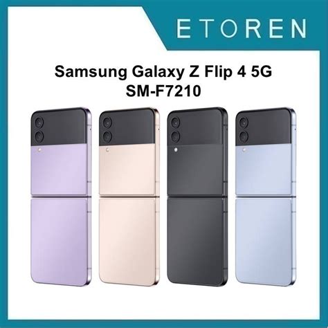 Samsung Galaxy Z Flip 4 5g Sm F7210 256gb Bluebora Purplegraphite