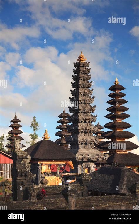Indonesia Bali Besakih Pura Agung Besakih Temple Complex Stock Photo
