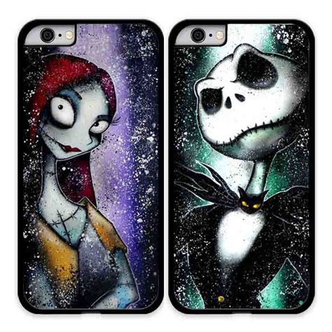 Nightmare Before Christmas Jack And Sally Phone Covers For Apple Iphone