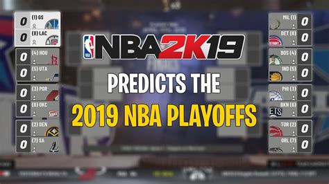 June 13the toronto raptors clinched the 2019 nba championship at 11:47 p.m. NBA 2K19 Predicts The 2019 NBA Playoffs! - YouTube