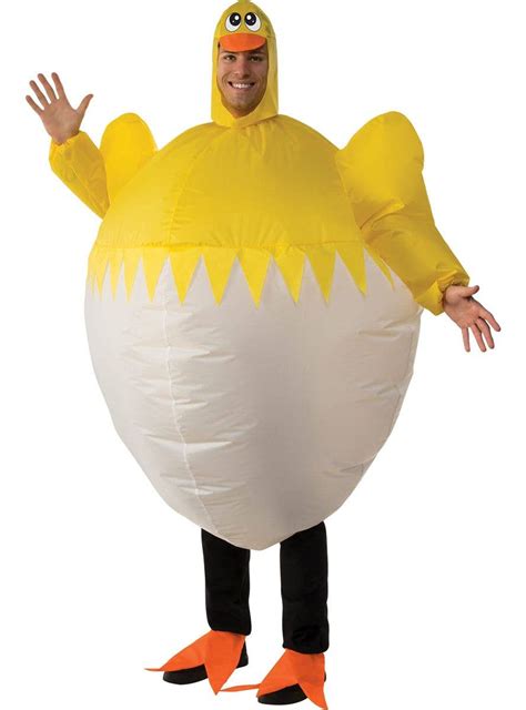 Inflatable Egg Chick Costume Adult S Funny Chicken Egg Dress Up
