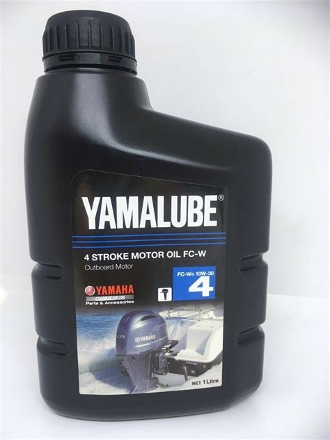 Yamaha Genuine Yamalube 4 Stroke Outboard Motor Oil 10w 30 1 Litre New