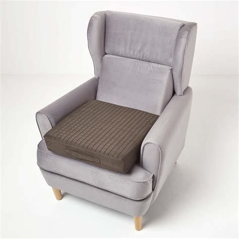 5% coupon applied at checkout save 5% with coupon. Armchair Booster Cushion Cover Soft Removable Quilted ...