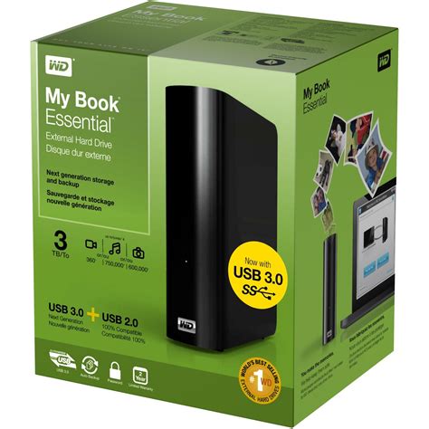 Wd My Book 3tb External Hard Drive Storage Usb 30 Only 11399 At