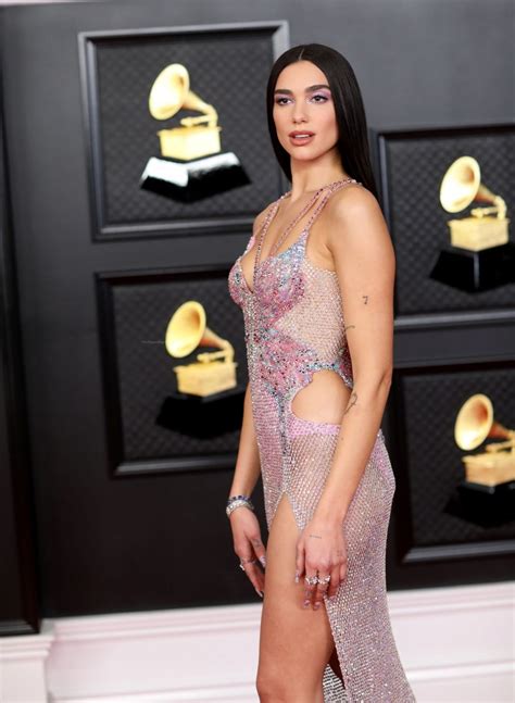 Dua Lipa Flaunts Her Sexy Figure At The Rd Annual Grammy Awards