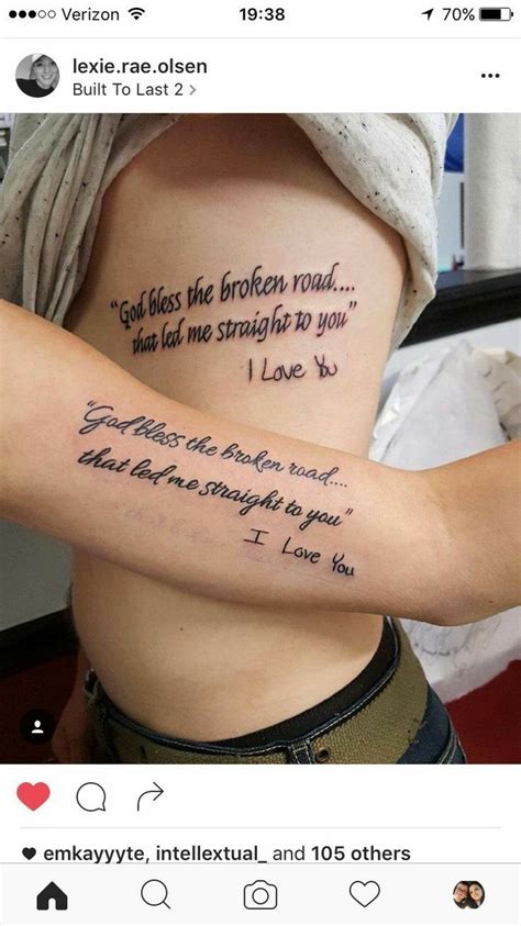True Love True Statement Love Will Prevail Creative Couple Tattoo Couple Tattoos