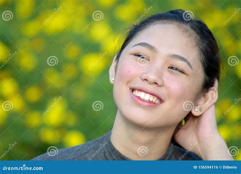 A Smiling Filipina Female Stock Photo Image Of Females 156594116