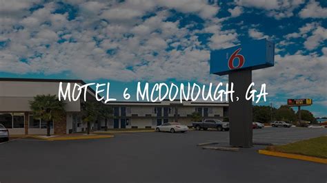Motel 6 Mcdonough Ga Review Mcdonough United States Of America