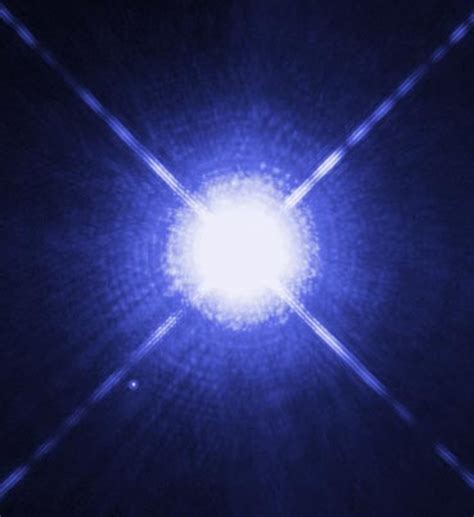 Esa Hubble Image Of Sirius A The Brightest Star In Our Nighttime Sky