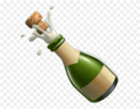 Emoji Champagne Emoji Transparent Background Cork Bottle Hd Png