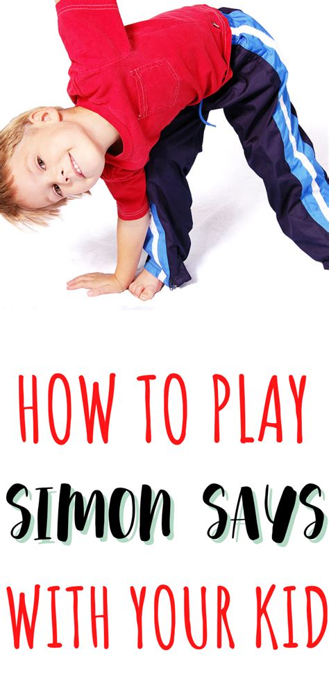 Playing The Simon Says Game With Children Empowered Parents