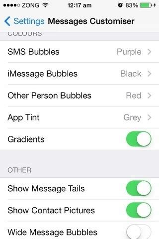 This method requires a jailbroken iphone or ipad i. Use Message Customizer to Add Pictures to Texts and Change ...